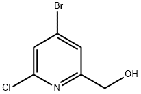 (4-bromo-6-chloropyridin-2-yl)methanol Struktur