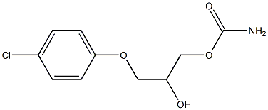 chlorphenesin carbamate Struktur