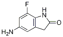 5-aMino-7-fluoro-1,3-dihydro-2H-Indol-2-one Struktur