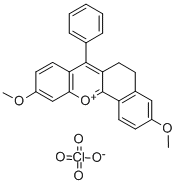 3,10-DIMETHOXY-7-PHENYL-6,12A-DIHYDRO-5H-BENZO[C]XANTHYLIUM PERCHLORATE Struktur