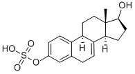 17-dihydroequilin 3-sulfate Struktur