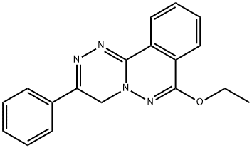 4H-(1,2,4)Triazino(3,4-a)phthalazine, 7-ethoxy-3-phenyl- Struktur