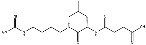 succinyl-leucyl-agmatine Struktur