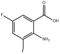 2-氨基-3,5-二氟苯甲酸, 126674-78-0, 結(jié)構(gòu)式