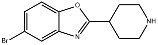 5-broMo-2-(piperidin-4-yl)-1,3-benzoxazole Struktur