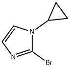 2-broMo-1-cyclopropyl-1H-iMidazole Struktur