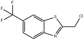 Benzothiazole, 2-(chloroMethyl)-6-(trifluoroMethyl)- Struktur