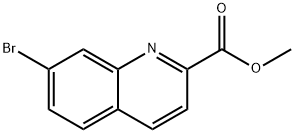 7-Bromoquinoline-2-carboxylic acid methyl ester Struktur