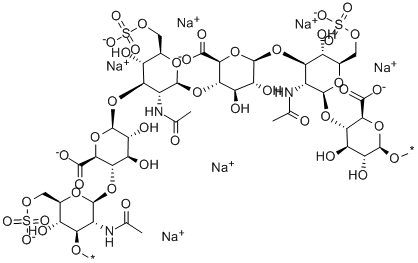 Chondroitin sulfate C sodium salt  Struktur