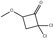 Cyclobutanone,  2,2-dichloro-4-methoxy- Struktur