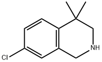 7-chloro-4,4-diMethyl-1,2,3,4-tetrahydroisoquinoline Struktur