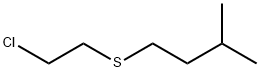 1-[(2-Chloroethyl)sulfanyl]-3-methylbutane Struktur