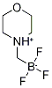 (MorpholiniuM-4-ylMethyl)trifluoroborate internal salt Struktur