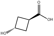 3-Hydroxycyclobutanecarboxylic acid Struktur