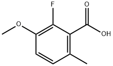 Benzoic acid, 2-fluoro-3-Methoxy-6-Methyl- Struktur