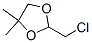 1,3-Dioxolane,  2-(chloromethyl)-4,4-dimethyl- Struktur