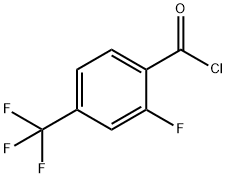 2-FLUORO-4-(TRIFLUOROMETHYL)BENZOYL CHLORIDE Struktur