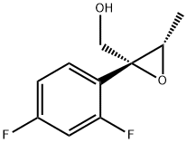 [(2R,3S)-2-(2,4-DIFLUORO-PHENYL)-3-METHYL-OXIRANYL]-METHANOL Struktur