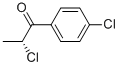 1-Propanone, 2-chloro-1-(4-chlorophenyl)-, (R)- (9CI) Struktur