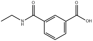 3-[(ethylamino)carbonyl]benzoic acid Struktur