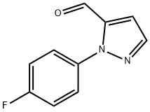 1-(4-fluorophenyl)-1H-pyrazole-5-carbaldehyde Struktur