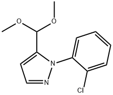 1-(2-chlorophenyl)-5-(diMethoxyMethyl)-1H-pyrazole Struktur