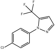 1-(4-chlorophenyl)-5-(trifluoroMethyl)-1H-pyrazole Struktur