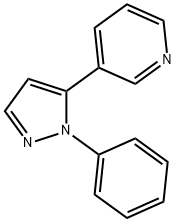 3-(1-phenyl-1H-pyrazol-5-yl)pyridine Struktur