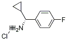 (R)-Cyclopropyl(4-fluorophenyl)MethanaMine hydrochloride Struktur