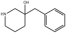 3-benzylpiperidin-3-ol Struktur