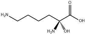 Lysine,  2-hydroxy- Struktur