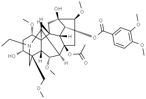 8-ACETYL LUDACONITINE Struktur