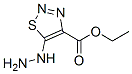 1,2,3-Thiadiazole-4-carboxylicacid,5-hydrazino-,ethylester(9CI) Struktur