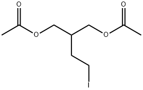 2-(2-IODOETHYL)-1,3-PROPANEDIOLDIACETATE Struktur