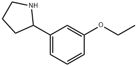 2-(3-Ethoxyphenyl)pyrrolidine Struktur