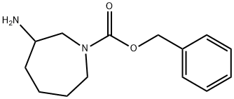 1H-Azepine-1-carboxylic acid, 3-aMinohexahydro-, phenylMethyl ester Struktur