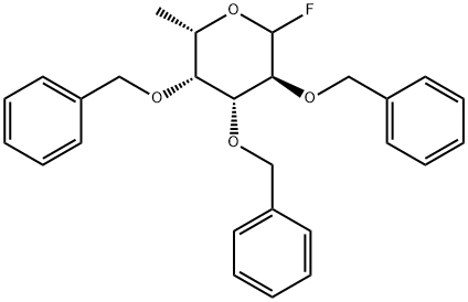 2,3,4-TRI-O-BENZYL-L-FUCOPYRANOSYL FLUORIDE Struktur