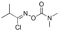 [(1-chloro-2-methyl-propylidene)amino] N,N-dimethylcarbamate Struktur