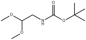 Carbamic acid, (2,2-dimethoxyethyl)-, 1,1-dimethylethyl ester (9CI) Struktur