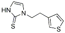 1-(2-(thiophen-3-yl)ethyl)-1H-iMidazole-2(3H)-thione Struktur