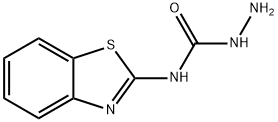 Hydrazinecarboxamide, N-2-benzothiazolyl- (9CI) Struktur