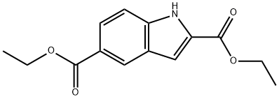 5-ETHOXYCARBONYLINDOLE-2-CARBOXYLIC ACID ETHYL ESTER Struktur