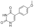 5-(4-METHOXYPHENYL)-2,4(1H,3H)-PYRIMIDINEDIONE Struktur