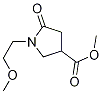 Methyl 1-(2-Methoxyethyl)-2-oxopyrrolidine-4-carboxylate Struktur