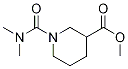 Methyl 1-(DiMethylcarbaMoyl)piperidine-3-carboxylate Struktur