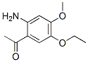 Ethanone, 1-(2-amino-5-ethoxy-4-methoxyphenyl)- (9CI) Struktur