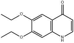 6,7-diethoxy-4(1H)-quinolone Struktur