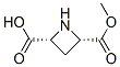 2,4-Azetidinedicarboxylicacid,monomethylester,cis-(9CI) Struktur