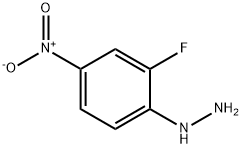 2-FLUORO-4-NITRO-PHENYL HYDRAZINE Struktur