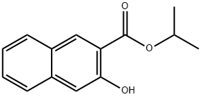 2-Naphthalenecarboxylic acid, 3-hydroxy-, 1-Methylethyl ester Struktur